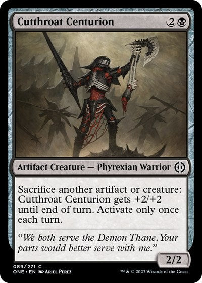 Cutthroat Centurion (ONE) #89 Common Phyrexia: All Will Be One Magic: 2023