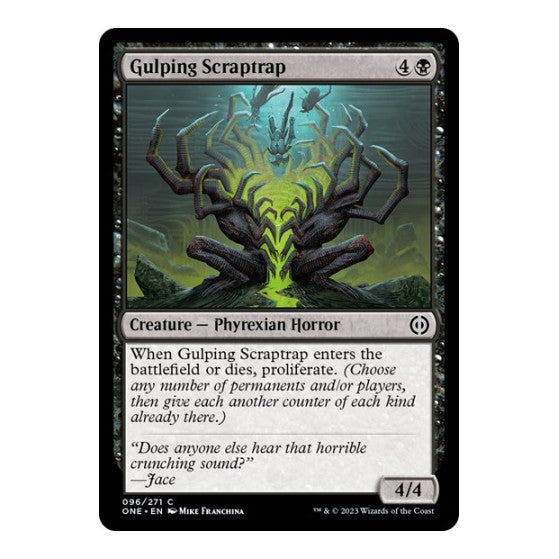 Gulping Scraptrap (ONE) #96 Common Phyrexia: All Will Be One Magic: The Gathering: 2023