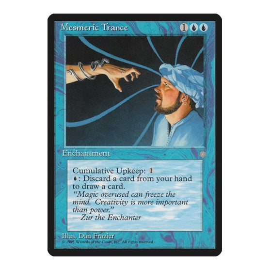 Mesmeric Trance (ICE) #83 Rare (Moderately Played) Ice Age Magic: The Gathering: 1995