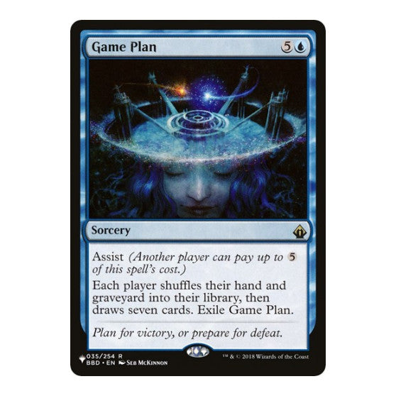 Game Plan (LIST) #035/254 Rare (Lightly Played) The List Reprints Magic: The Gathering: 2026