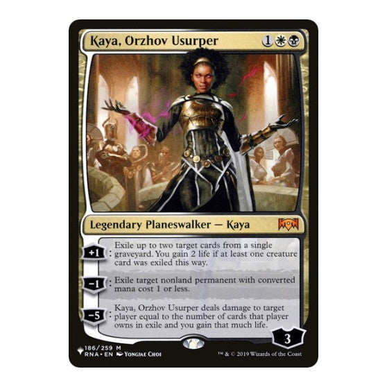 Kaya, Orzhov Usurper (LIST) #186/259 Mythic Rare (Lightly Played) The List Reprints Magic: The Gathering: 2026