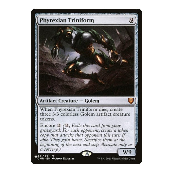 Phyrexian Triniform (LIST) #331/361 Mythic Rare (Lightly Played) The List Reprints Magic: The Gathering: 2026