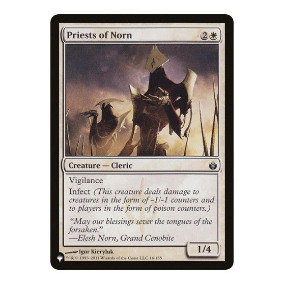 Priests of Norn (LIST) #16/155 Common (Lightly Played) The List Reprints Magic: The Gathering: 2026