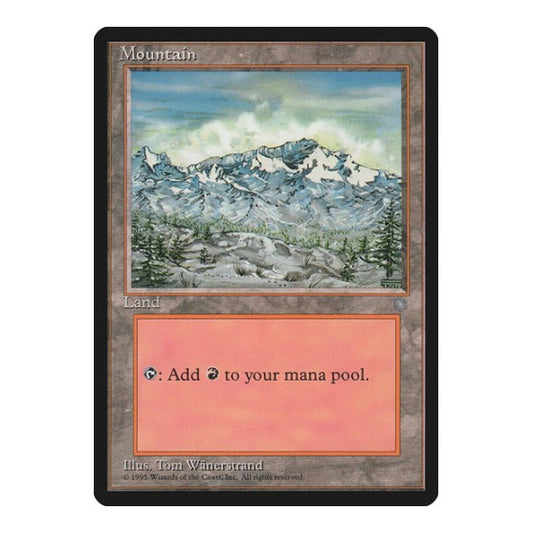Mountain (340) (ICE) #340 Land Ice Age Magic: The Gathering: 1995