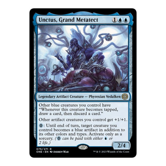 Unctus, Grand Metatect (PPONE) #75 Rare (Lightly Played) Promo Pack: Phyrexia: All Will Be One Magic: The Gathering: 2023