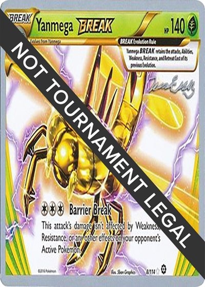 Yanmega BREAK - 2016 (Jesper Eriksen) (WCD) #8/114 Rare BREAK World Championship Decks Pokemon: 2018