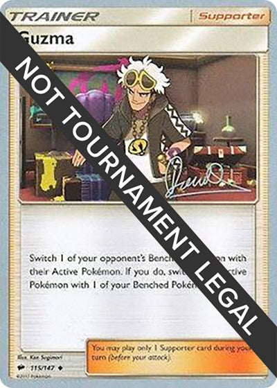 Guzma - 2017 (Diego Cassiraga) (WCD) #115/147 Uncommon (Near Mint) World Championship Decks Pokemon: 2018