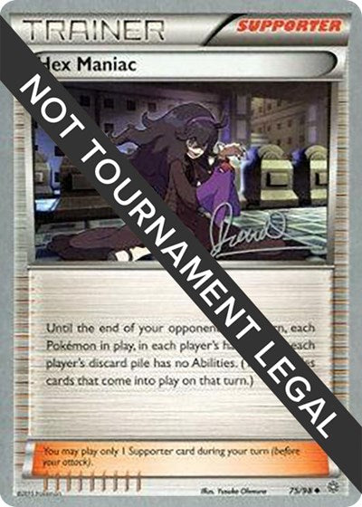 Hex Maniac 2017 Diego Cassiraga (WCD) #75/98 Uncommon (Near Mint) World Championship Decks Pokemon: 2018