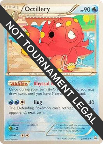Octillery 2017 Diego Cassiraga (WCD) #33/162 Rare (Near Mint) World Championship Decks Pokemon: 2018