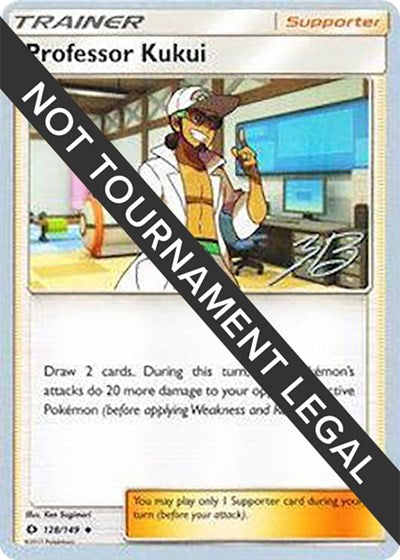 Professor Kukui 2017 Zachary Bokhari (WCD) #128/149 Uncommon (Near Mint) World Championship Decks Pokemon: 2018