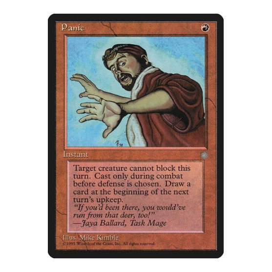Panic (ICE) #212 Common (Moderately Played) Ice Age Magic: The Gathering: 1995