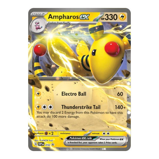 Ampharos ex 016 (SVP) #016 Promo (Holofoil Near Mint) SV: Scarlet & Violet Promo Cards Pokemon: 2023