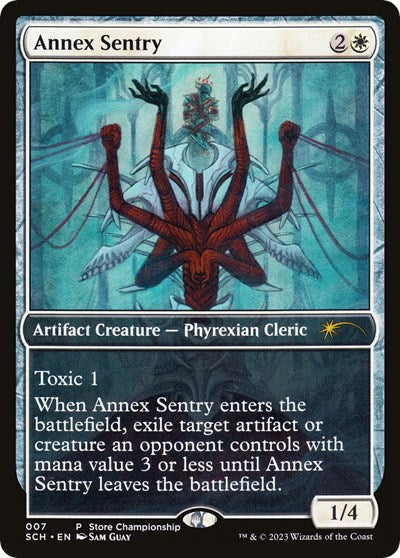 Annex Sentry (GAME) #7 P (Lightly Played) Game Day & Store Championship Promos Magic: The Gathering: 2026
