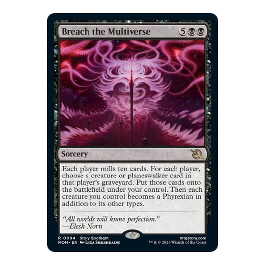 Breach the Multiverse (MOM) #94 Rare (Foil Lightly Played) March of the Machine Magic: The Gathering: 2023