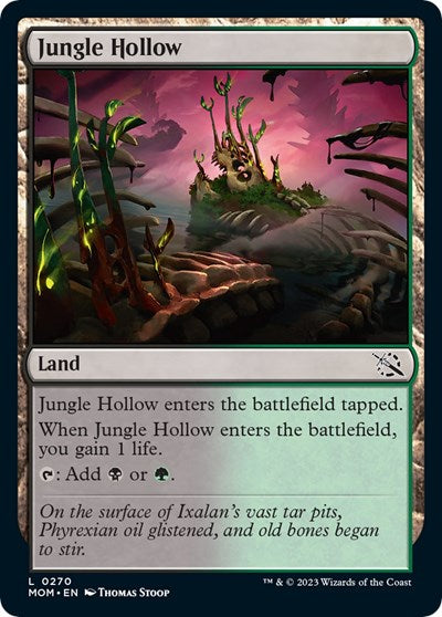 Jungle Hollow (MOM) #270 Common (Lightly Played) March of the Machine Magic: The Gathering: 2023