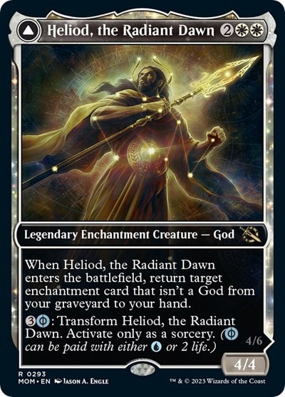 Heliod the Radiant Dawn Showcase (MOM) #293 Rare (Lightly Played) March of the Machine Magic: The Gathering: 2023