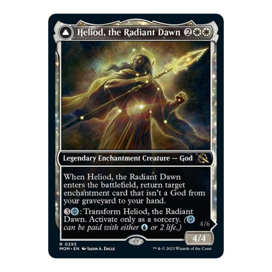 Heliod, the Radiant Dawn (Showcase) (MOM) #293 Rare (Lightly Played) March of the Machine Magic: The Gathering: 2023