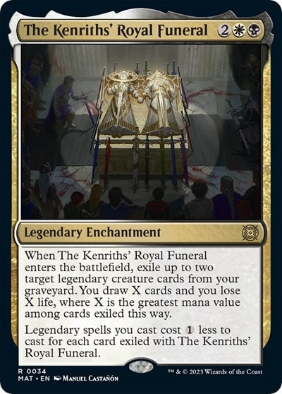 The Kenriths Royal Funeral (MAT) #34 Rare March of the Machine: The Aftermath Magic: The Gathering: 2023