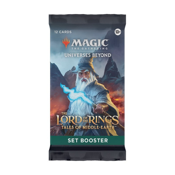 Universes Beyond: The Lord of the Rings: Tales of Middle-earth - Set Booster Pack (LTR) (Unopened) Universes Beyond: The Lord of the Rings: Tales of Middle-earth Magic: The Gathering: 2023