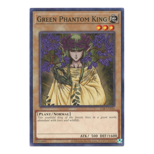 Green Phantom King (LOB-EN) #LOB-EN034 Common (Unlimited Near Mint) Legend of Blue Eyes White Dragon (25th Anniversary Edition) YuGiOh: 2023