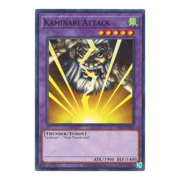 Kaminari Attack (MRD-EN) #MRD-EN041 Common (Unlimited Near Mint) Metal Raiders (25th Anniversary Edition) YuGiOh: 2023