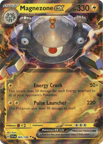 Magnezone ex 065 198 (SVI) #065/198 Double Rare (Holofoil Near Mint) SV01: Scarlet & Violet Base Set Pokemon: 2023
