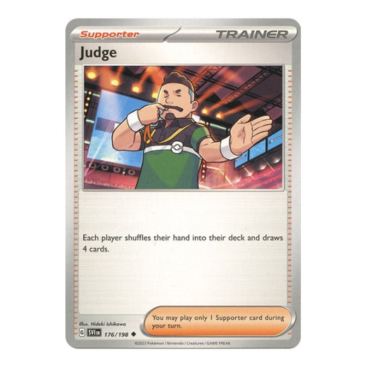 Judge (SVI) #176/198 Uncommon (Near Mint) SV01: Scarlet & Violet Base Set Pokemon: 2023