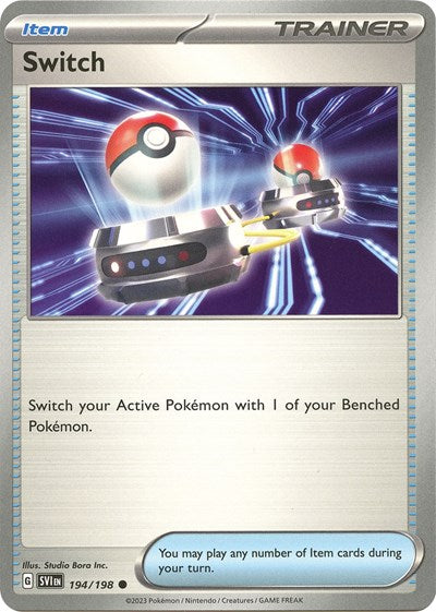 Switch (SVI) #194/198 Common (Near Mint) SV01: Scarlet & Violet Base Set Pokemon: 2023