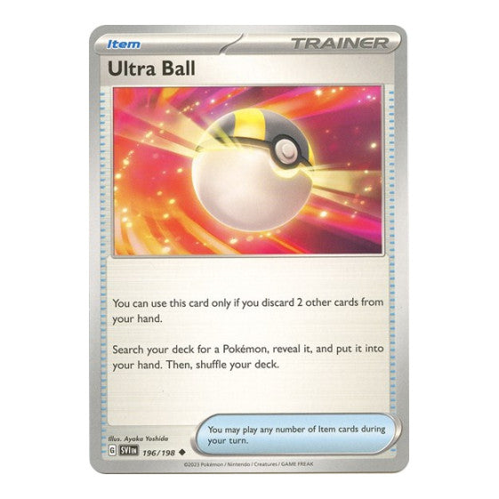 Ultra Ball (SVI) #196/198 Uncommon SV01: Scarlet & Violet Base Set Pokemon: 2023