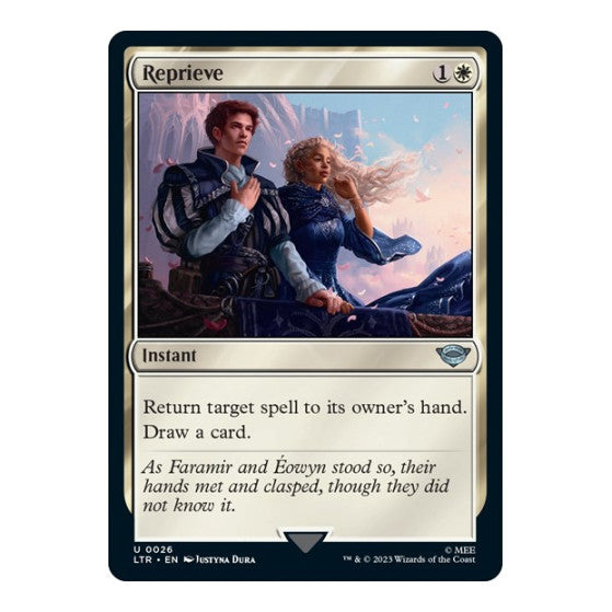 Reprieve (LTR) #26 Uncommon (Lightly Played) Universes Beyond: The Lord of the Rings: Tales of Middle-earth Magic: The Gathering: 2023