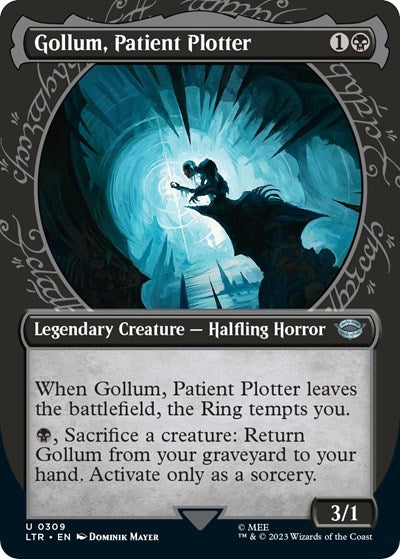 Gollum Patient Plotter Showcase (LTR) #309 Uncommon (Lightly Played) Universes Beyond: The Lord of the Rings: Tales of Middle-earth Magic: The Gathering: 2023