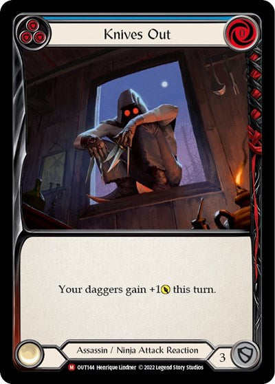 Knives Out (OUT) #OUT144 Majestic (Near Mint) Outsiders Flesh & Blood TCG: 2023