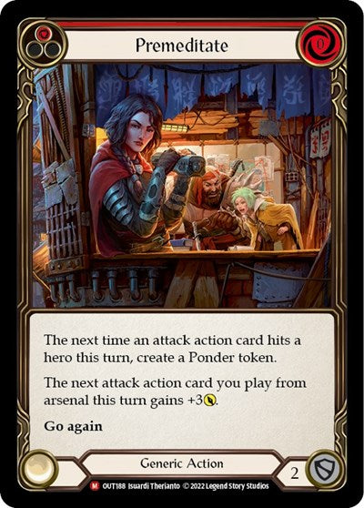 Premeditate (OUT) #OUT188 Majestic Outsiders Flesh & Blood TCG: 2023