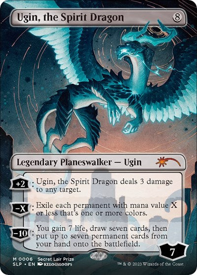 Ugin the Spirit Dragon (SLP) #6 Mythic Rare (Near Mint) Secret Lair Showdown Magic: The Gathering: 2023
