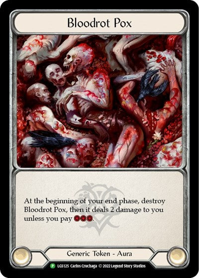 Bloodrot Pox // Frailty - LGS125 (PR) #LGS125 // LGS126 Token (Cold Foil Near Mint) Flesh and Blood: Promo Cards Flesh and Blood TCG: 2019