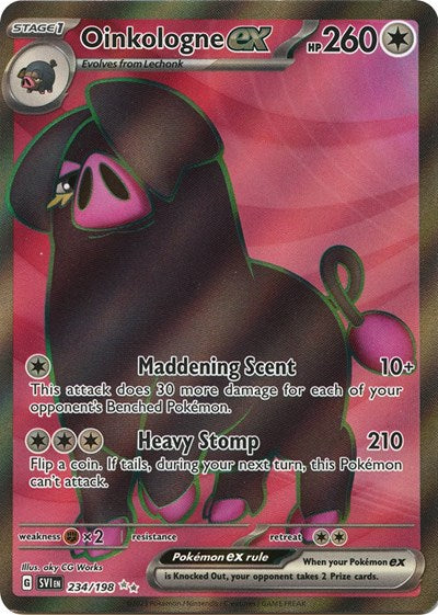 Oinkologne ex 234 198 (SVI) #234/198 Ultra Rare (Holofoil Near Mint) SV01: Scarlet & Violet Base Set Pokemon: 2023
