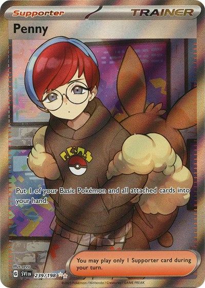 Penny 239 198 (SVI) #239/198 Ultra Rare (Holofoil Near Mint) SV01: Scarlet & Violet Base Set Pokemon: 2023
