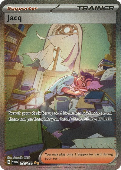 Jacq 250 198 (SVI) #250/198 Special Illustration Rare (Holofoil Near Mint) SV01: Scarlet & Violet Base Set Pokemon: 2023