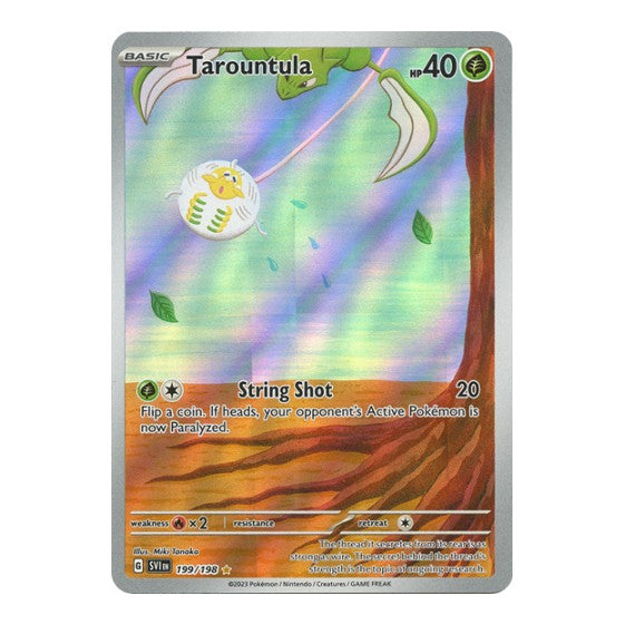 Tarountula 199 198 (SVI) #199/198 Illustration Rare (Holofoil Near Mint) SV01: Scarlet & Violet Base Set Pokemon: 2023
