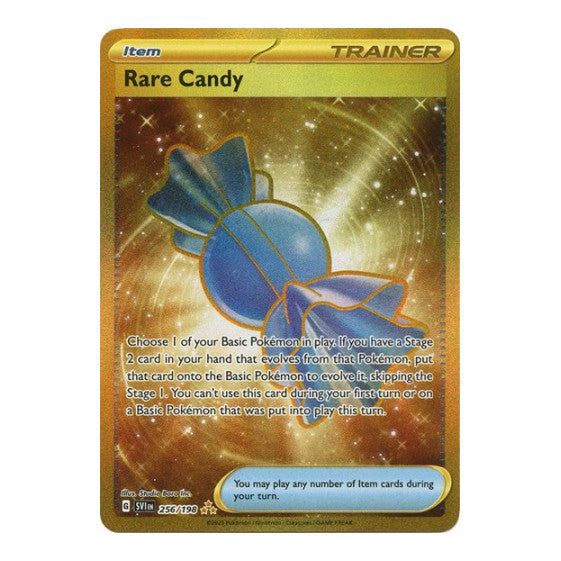 Rare Candy 256 198 (SVI) #256/198 Hyper Rare (Holofoil Near Mint) SV01: Scarlet & Violet Base Set Pokemon: 2023