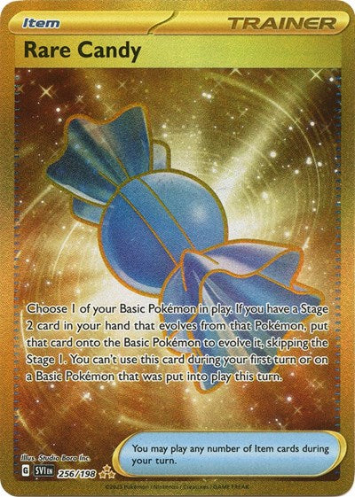 Rare Candy 256 198 (SVI) #256/198 Hyper Rare (Holofoil Near Mint) SV01: Scarlet & Violet Base Set Pokemon: 2023