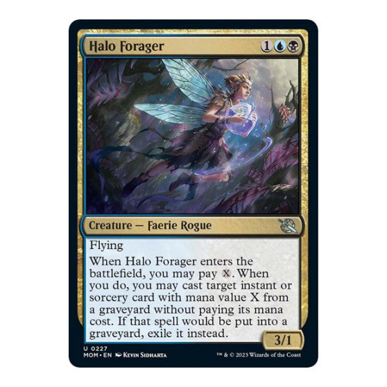 Halo Forager (MOM) #227 Uncommon March of the Machine Magic: The Gathering: 2023