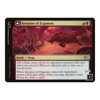 Invasion of Ergamon (MOM) #233 Uncommon (Lightly Played) March of the Machine Magic: The Gathering: 2023