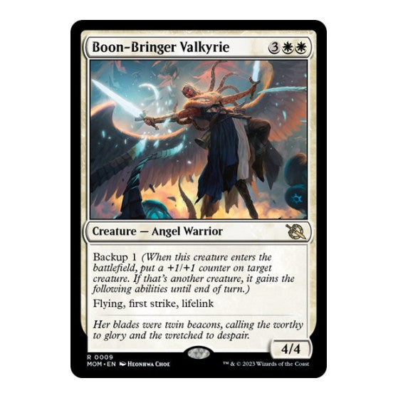 Boon Bringer Valkyrie (MOM) #9 Rare March of the Machine Magic: The Gathering: 2023
