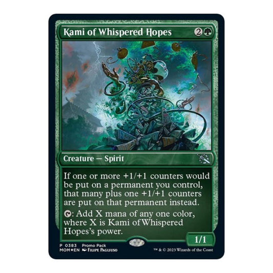 Kami of Whispered Hopes (PPMOM) #383 Promo Promo Pack: March of the Machine Magic: The Gathering: 2023