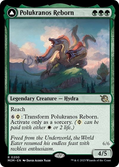 Polukranos Reborn (MOM) #200 Rare March of the Machine Magic: The Gathering: 2023