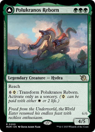 Polukranos Reborn (MOM) #200 Rare (Near Mint) March of the Machine Magic: The Gathering: 2023