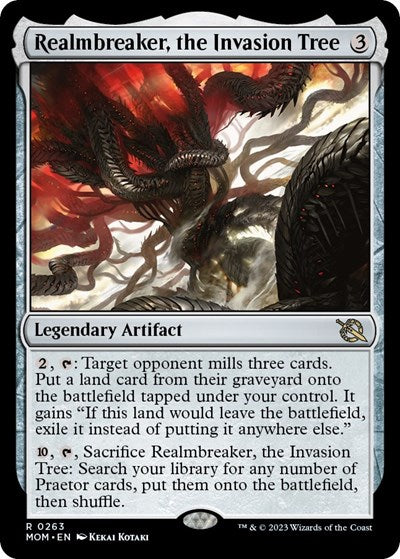 Realmbreaker the Invasion Tree (MOM) #263 Rare (Lightly Played) March of the Machine Magic: The Gathering: 2023