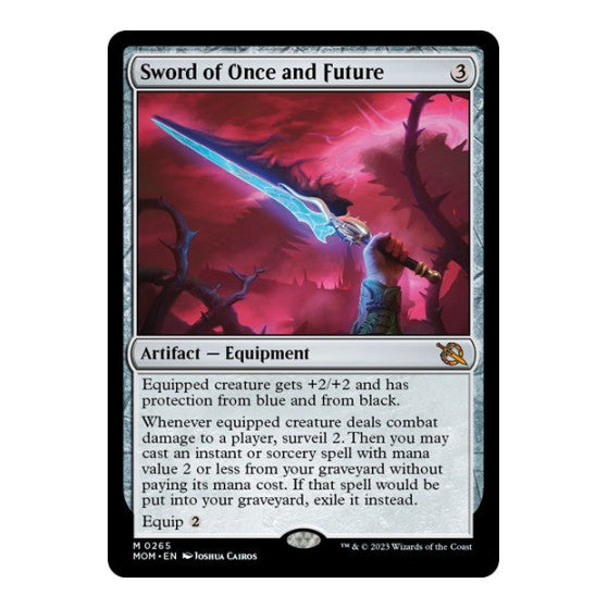 Sword of Once and Future (MOM) #265 Mythic Rare (Foil Lightly Played) March of the Machine Magic: The Gathering: 2023