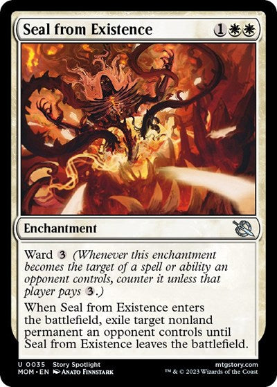 Seal from Existence (MOM) #35 Uncommon (Lightly Played) March of the Machine Magic: 2023